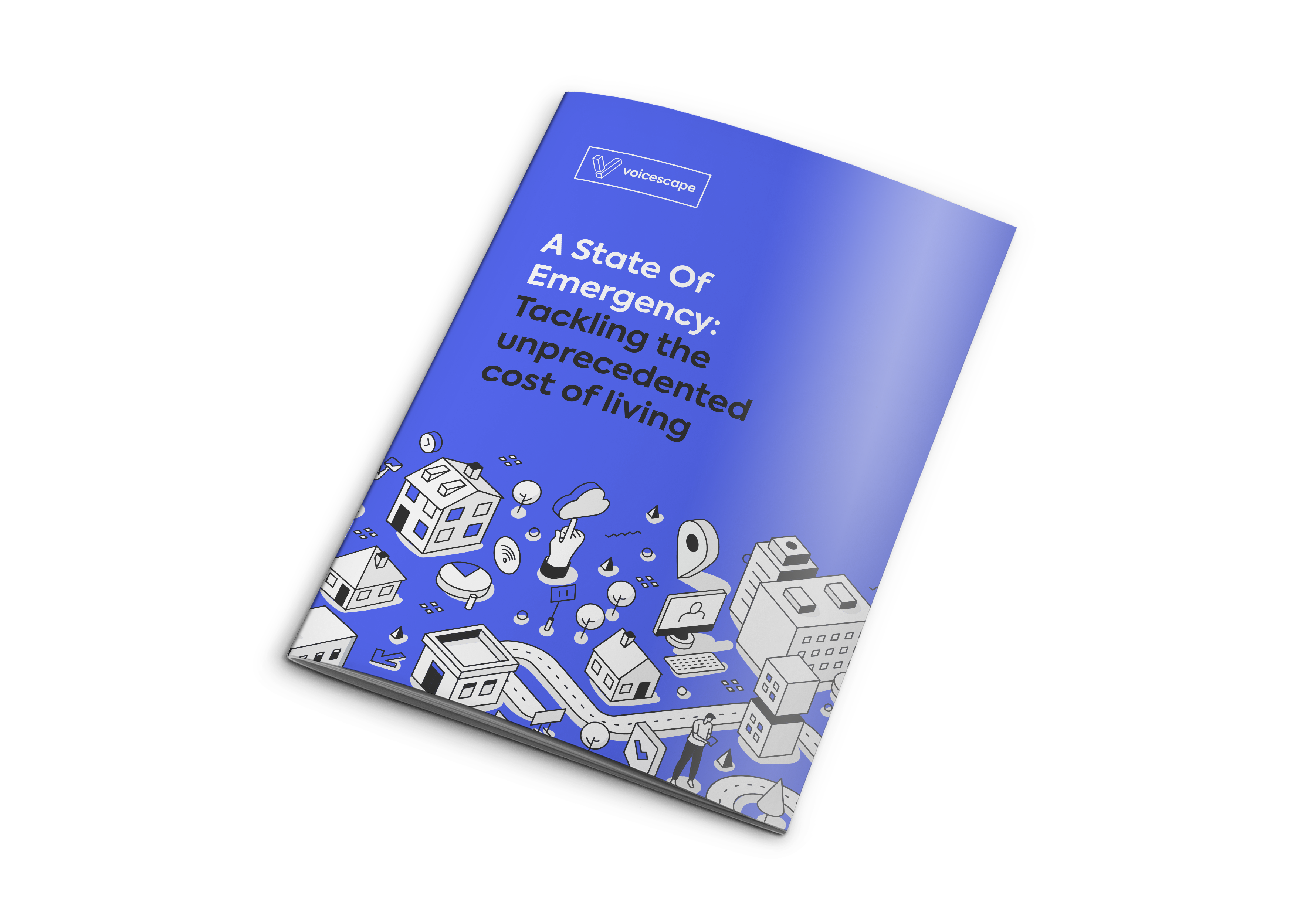 Brochure front cover mockup